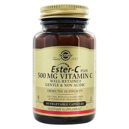 Вітаміни та мінерали Solgar Ester-C Plus 500 mg Vitamin C - 100 vcaps (2023-10-3680)