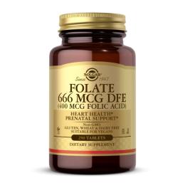 Вітаміни та мінерали Solgar Folic Acid 400mcg - 250 tab (100-99-5268219-20)