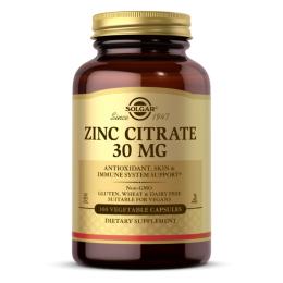 Вітаміни та мінерали Solgar Zinc Citrate 30mg - 100 vcaps (2022-10-1554)