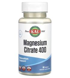 Вітаміни та мінерали KAL Magnesium Citrate 400 (60 tab) (22589-01)