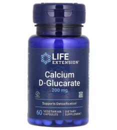 Вітаміни та мінерали Life Extension Calcium D-Glucarate 200 mg (60 veg caps) (24911-01)