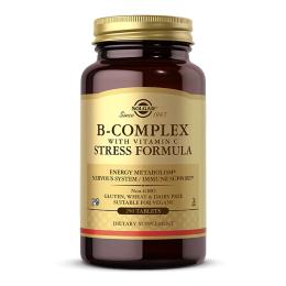 Вітаміни та мінерали Solgar B-Complex with Vitamin C Stress Formula - 250 tabs (2023-10-5652)