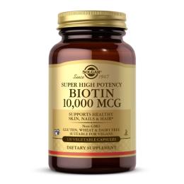 Вітаміни та мінерали Solgar Biotin 10,000mcg - 120 vcaps (2023-10-4150)