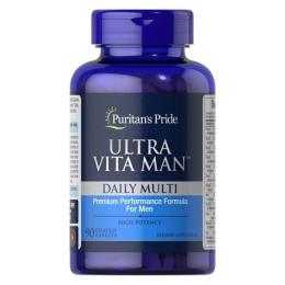 Вітаміни та мінерали Puritans Pride Ultra Vita Man Time Release (90 caplets) (08814-01)