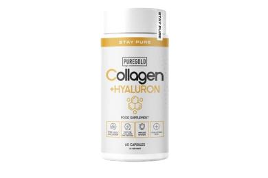 Натуральна добавка і екстракт Pure Gold Collagen + Hyaluron - 60 caps (2023-10-5627)