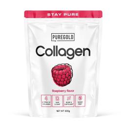 Натуральна добавка і екстракт Pure Gold Collagen - 300g Raspberry (2023-10-7315)