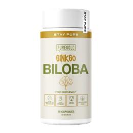 Натуральна добавка і екстракт Pure Gold Ginkgo Biloba - 90 caps (2023-10-6077)