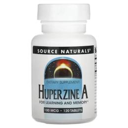 Натуральна добавка і екстракт Source Naturals Huperzine A 100mcg - 120 tabs (2023-10-3582)