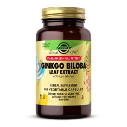 Натуральна добавка і екстракт Solgar SFP Ginkgo Biloba Leaf Extract - 180 vcaps (2023-10-4145)