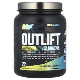 Передтренувальний комплекс Nutrex Outlift Clinical - 639.91g Blueberry Lemonade (2023-10-6521)