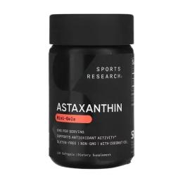 Натуральна добавка і екстракт Sports Research Astaxanthin 6mg - 120 softgels (2023-10-6183)