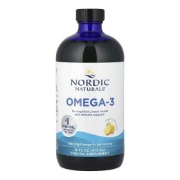 Рибячий жир та омега Nordic Naturals Omega-3 - 473ml Lemon (2024-11-0967)