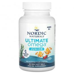 Рибячий жир та омега Nordic Naturals Ultimate Omega Junior - 90 mini softgels (2023-10-5942)