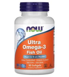 Рибячий жир та омега NOW Ultra Omega-3 (90 softgels) (06700-01)
