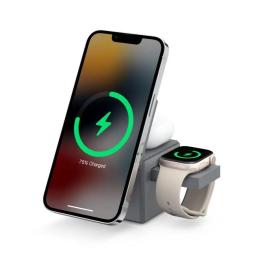 Бездротовий зарядний пристрій Anker Y1811JA1 3-in-1 Cube with MagSafe Black