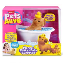 Інтерактивна іграшка Pets &amp; Robo Alive Mama &amp; Baby Surprise S1: Мама капібара з сюрпризом (9574)