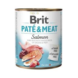 Корм вологий Brit Pate and Meat Salmon д/собак лосось 800 г (100873)