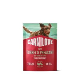 Корм вологий Carnilove Turkey &amp; Pheasant with Raspberry Leaves для собак паштет індичка і фазан  з листям малини 300 г (112429)