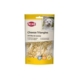 Ласощі Trixie Cheese Triangles для собак сирні трикутники з фруктами та овочами 80 г (31269)