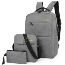 Рюкзак Mic міський 3в1 із сумкою й гаманцем (  -  38х26х14 см; сумка  -  22х20х6 см; гаманець  -  7, 5х10х0, 5 см) (304122)