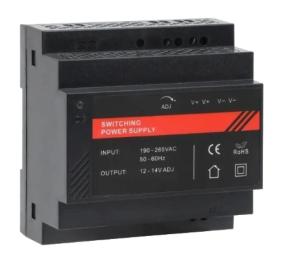 Блоки живлення для систем охорони VIA Energy на DIN рейку DR12036-02 12V/3A