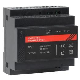 Блоки живлення для систем охорони VIA Energy на DIN рейку DR12036-02B 12V/3A