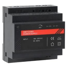 Блоки живлення для систем охорони VIA Energy на DIN рейку DR24060-02 24V/2.5A