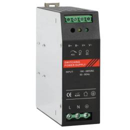 Блоки живлення для систем охорони VIA Energy на DIN рейку DR48120-01B 48V/2.5A