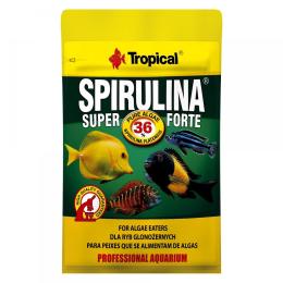 Корм Tropical Super Spirulina Forte для акваріумних травоїдних риб пластівці 12 г (70311)