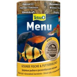 Корм сухий Tetra Menu для тропічних акваріумних рибок в пластівцях 100 мл (724334)