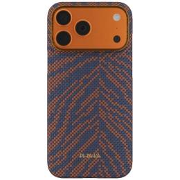 Чохол-накладка Pitaka Edge Case Breath of Veins для iPhone 17 Pro Max Burning Orange (BV1701PM)