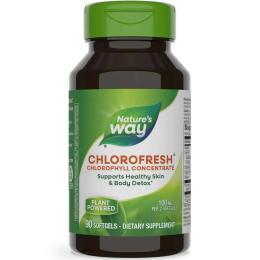 Натуральні добавки і екстракти Natures Way Chlorofresh Chlorophyll Concentrate (90 softgels) (20513-01)