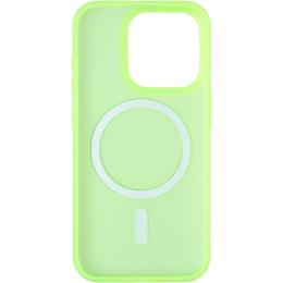 Чохол-накладка Gelius Apple iPhone 15 Pro Gelius AirLight (MagSafe) Fluorescent Green (00000102509)