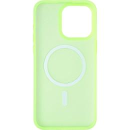 Чохол-накладка Gelius Apple iPhone 15 Pro Max Gelius AirLight (MagSafe) Fluorescent Green (00000102513)