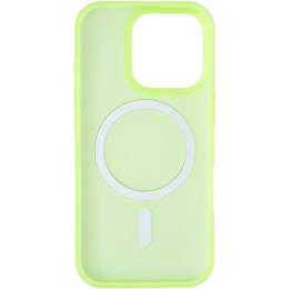 Чохол-накладка Gelius Apple iPhone 16 Pro Gelius AirLight (MagSafe) Fluorescent Green (00000102517)