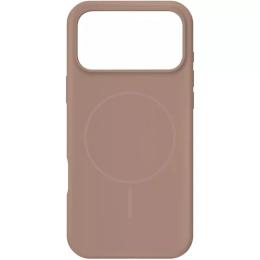 Чохол-накладка Gelius Apple iPhone 16 Pro Max Gelius Silicone Case (MagSafe) Thin Circle New Brown (00000103243)