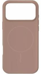 Чохол-накладка Apple iPhone 16 Pro Gelius Silicone Case (MagSafe) Thin Circle New Brown (00000103233)