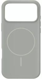 Чохол-накладка Apple iPhone 16 Gelius Silicone Case (MagSafe) Thin Circle Titanium Gray (00000103218)