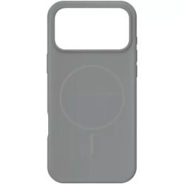Чохол-накладка Apple iPhone 17 Pro Gelius Silicone Case (MagSafe) Thin Circle Charcoal Gray Black (00000103257)