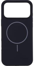Чохол-накладка Apple iPhone 17 Pro Max Gelius Silicone Case (MagSafe) Thin Circle Black (00000103266)
