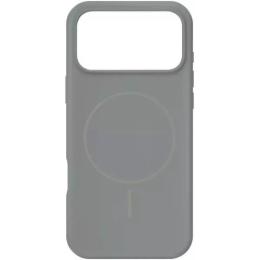 Чохол-накладка Gelius Apple iPhone 17 Pro Max Gelius Silicone Case (MagSafe) Thin Circle Charcoal Gray Black (00000103267)