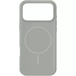 Чохол-накладка Gelius Apple iPhone 17 Pro Gelius Silicone Case (MagSafe) Thin Circle Titanium Gray (00000103258)