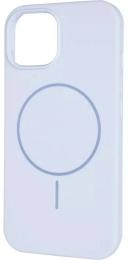 Чохол-накладка Apple iPhone 15 Gelius Silicone Case (MagSafe) Thin Circle New Sky Blue (00000103185)