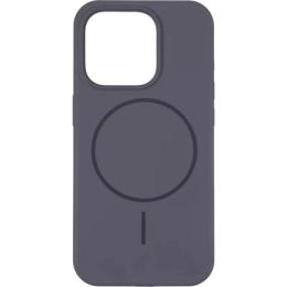 Чохол-накладка Apple iPhone 15 Pro Gelius Silicone Case (MagSafe) Thin Circle Black (00000103196)