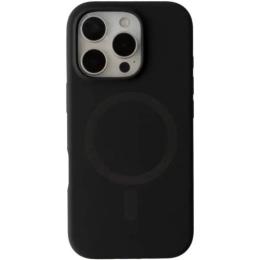 Чохол-накладка Gelius Apple iPhone 15 Pro Max Gelius Silicone Case (MagSafe) Thin Circle Charcoal Gray Black (00000103207)