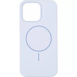Чохол-накладка Apple iPhone 15 Pro Max Gelius Silicone Case (MagSafe) Thin Circle New Sky Blue (00000103205)