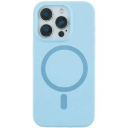 Чохол-накладка Gelius Apple iPhone 15 Pro Max Gelius Silicone Case (MagSafe) Thin Circle Sapphire Blue (00000103212)