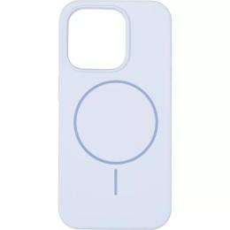 Чохол-накладка Gelius Apple iPhone 15 Pro Gelius Silicone Case (MagSafe) Thin Circle New Sky Blue (00000103195)