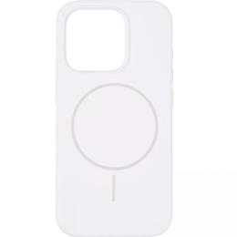 Чохол-накладка Apple iPhone 15 Pro Gelius Silicone Case (MagSafe) Thin Circle White (00000103200)