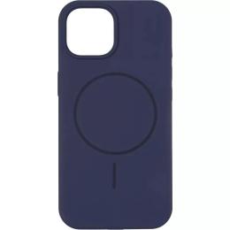 Чохол-накладка Apple iPhone 15 Gelius Silicone Case (MagSafe) Thin Circle Sapphire Blue (00000103192)